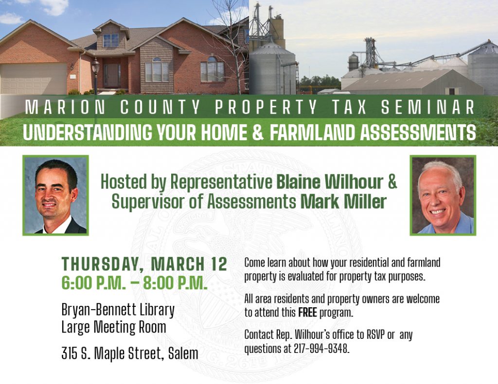 Marion Co. Property Tax Seminar Understanding Home & Farmland